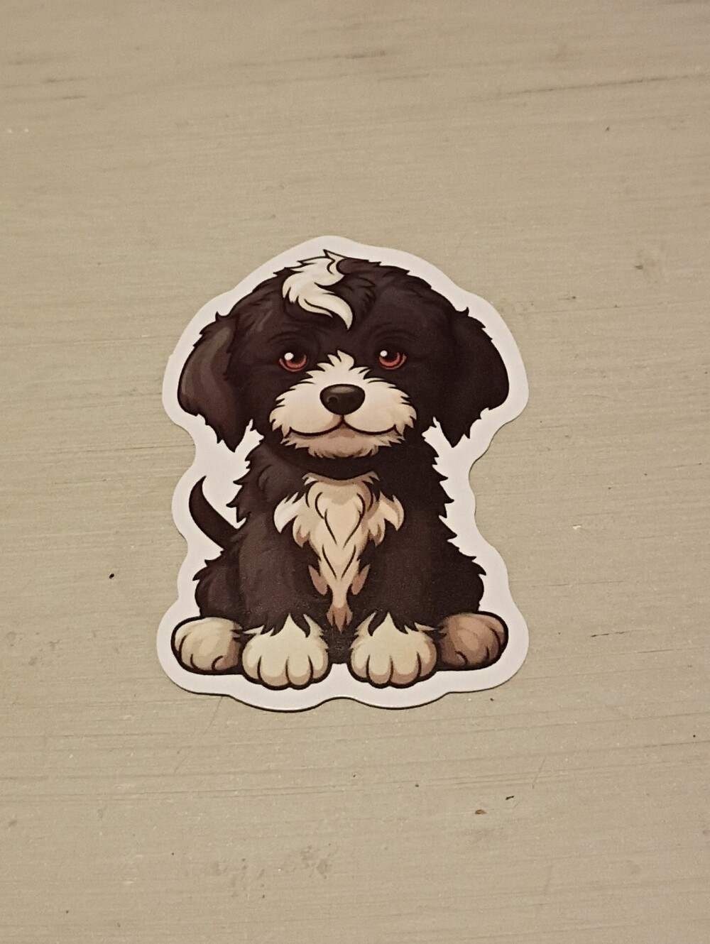 10/$10 Stickers Decal - Bernedoodle Puppy Kawaii Animal Sticker - New